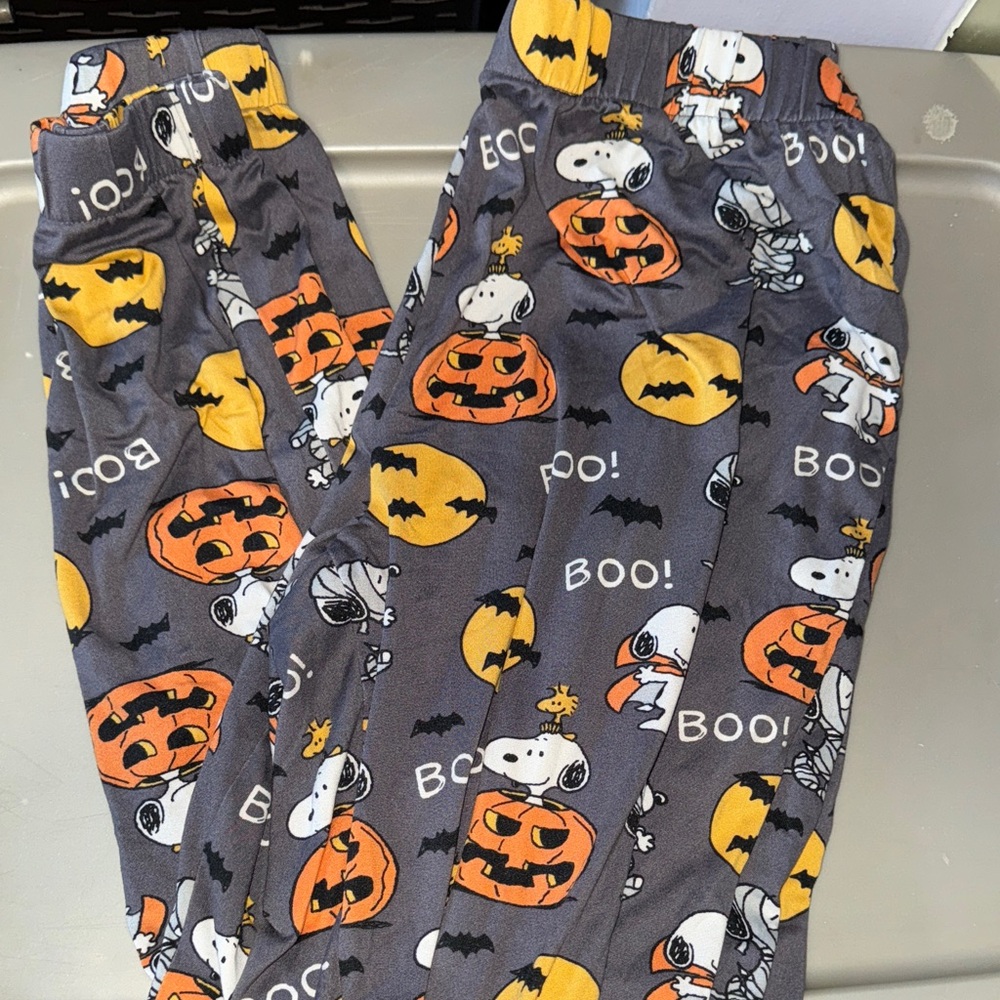 Halloween Themed Snoopy Pajama Pants